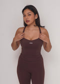 Ruth Racerback Tank - Brown