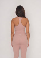 Ruth Racerback Tank - Dusty Rose