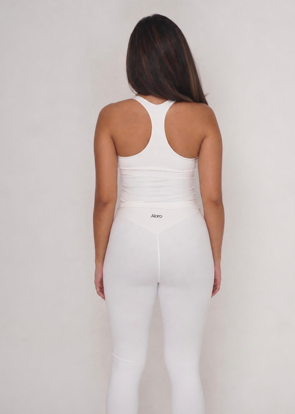 Ruth Racerback Tank - White