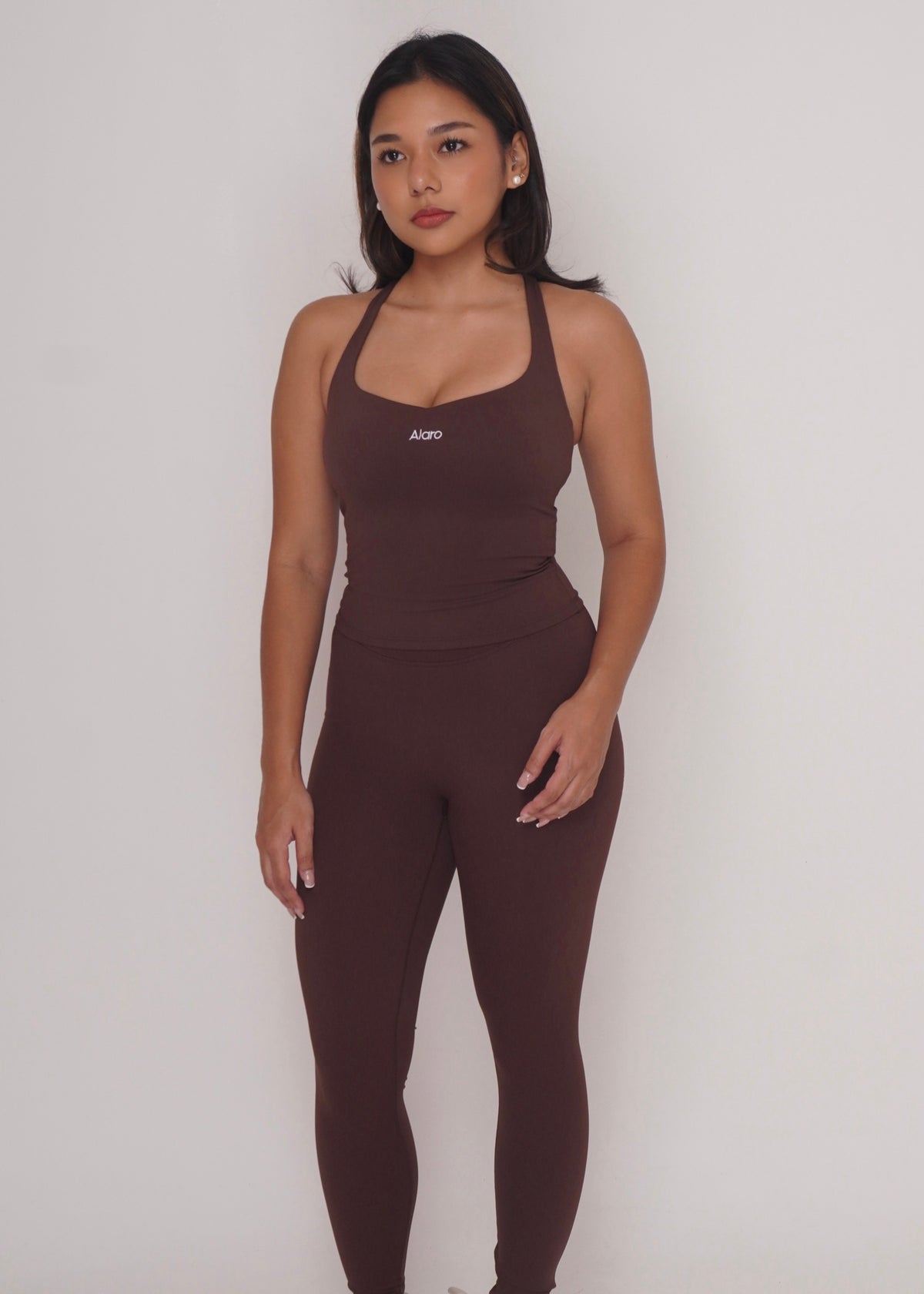 Ruth Racerback Tank - Brown