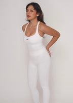 Ruth Racerback Tank - White